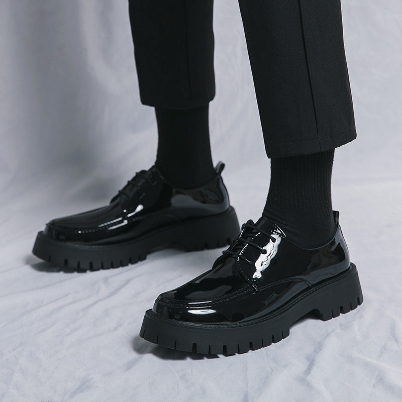 British Lace-Up Elevator Work Shoes