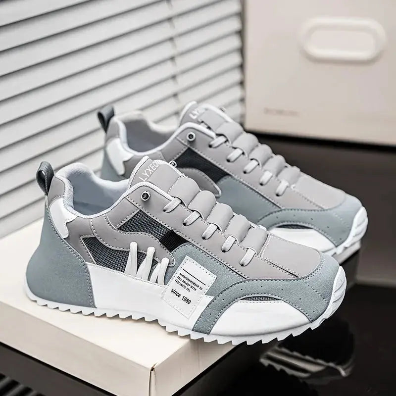 Men’s Large Size Sneakers 47 48 – Casual Lace-Up Breathable Shoes