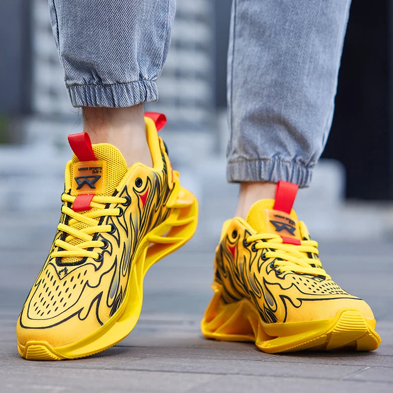 Men’s Running Sneakers Breathable Casual Trainers & Fashion Sport Shoes