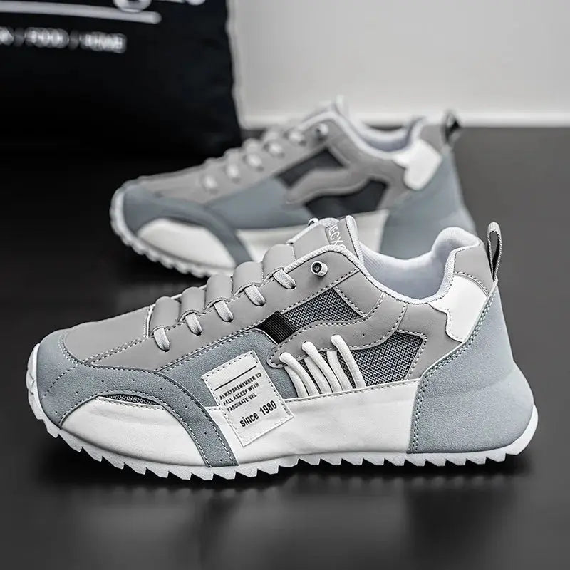 Men’s Large Size Sneakers 47 48 – Casual Lace-Up Breathable Shoes