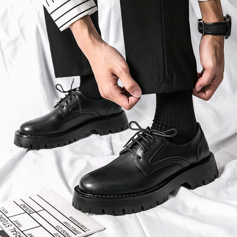 British Lace-Up Elevator Work Shoes