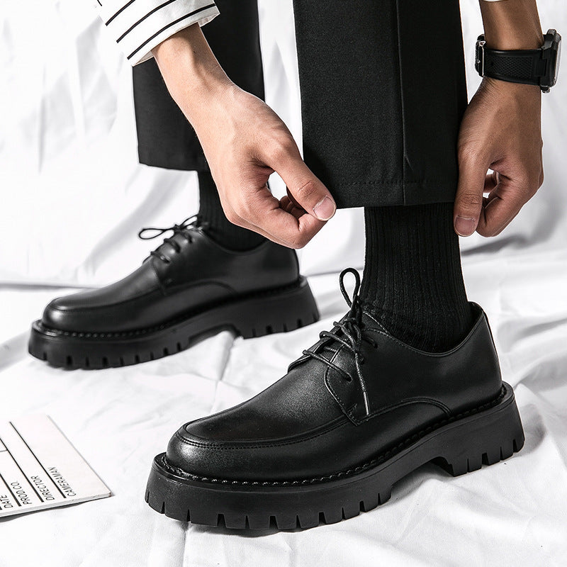 British Lace-Up Elevator Work Shoes