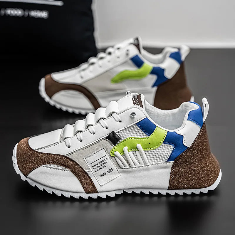 Men’s Large Size Sneakers 47 48 – Casual Lace-Up Breathable Shoes