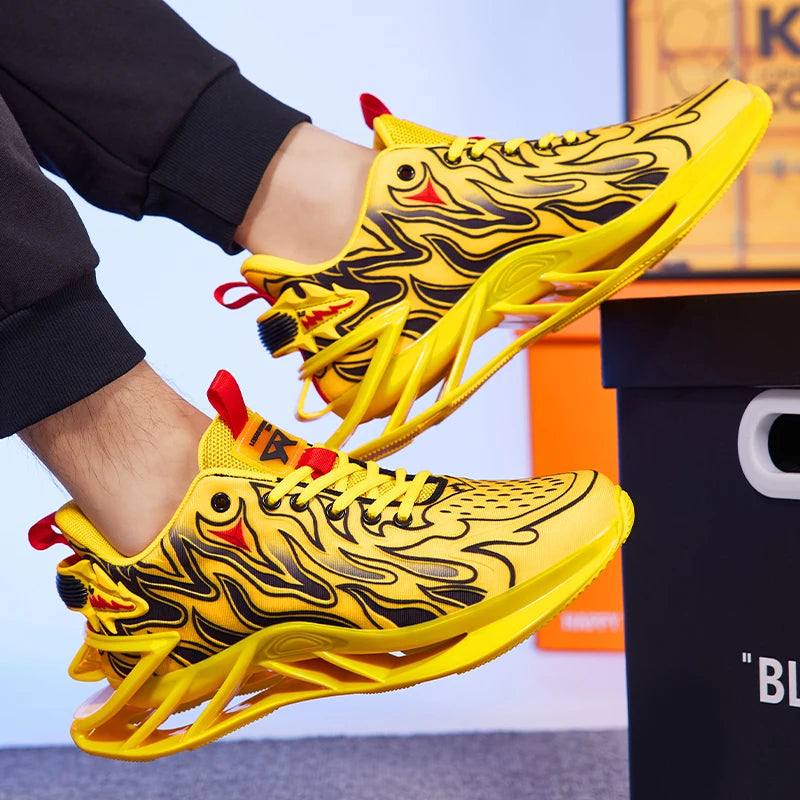 Men’s Running Sneakers Breathable Casual Trainers & Fashion Sport Shoes